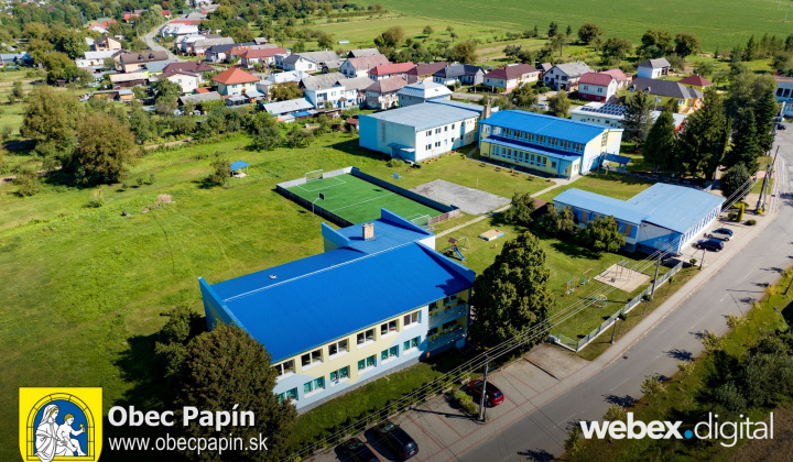 Obec Papín - dronové zábery